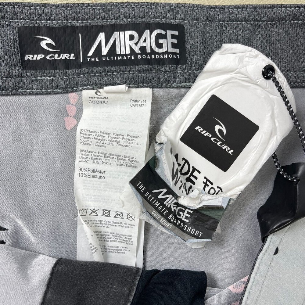 Rip Curl Mirage Neon Palms Ultimate Board Shorts Swim Trunks 32 Mens Surfing - Picture 4 of 7